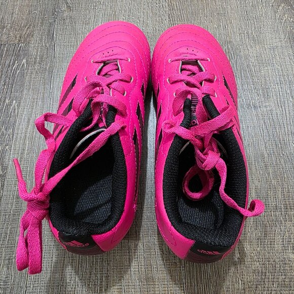 adidas Kids Soccer Cleats Size 13K Pink Black FG Firm Ground – Used - Picture 8 of 10